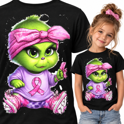 KOSZULKA DZIECIĘCA ŚWIĄTECZNA GRINCH BABY GIRL
